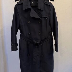 WE Classic Navy Trench Coat